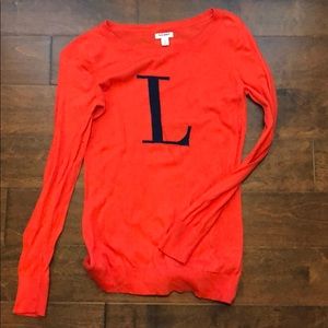 Old Navy Monogram Sweater